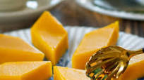 Vegan Kuih Seri Muka - 南瓜香兰糯米糕 Vegan Kuih Seri Muka - 南瓜香兰糯米糕