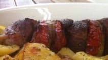Kontosouvli (Spit roasted BBQ pork) Kontosouvli (Spit roasted BBQ pork)