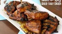 SWEET & SPICY GRILLED STICKY CHICKEN SWEET & SPICY GRILLED STICKY CHICKEN
