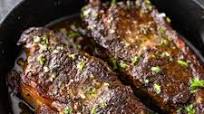 Pan-Seared Steak with Garlic Butter Pan-Seared Steak with Garlic Butter