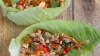Thai Chicken Salad Lettuce Wraps Thai Chicken Salad Lettuce Wraps
