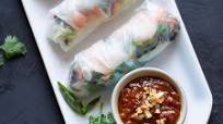 Vietnamese Fresh Spring Rolls with Shrimp + Peanut Sauce Vietnamese Fresh Spring Rolls with Shrimp + Peanut Sauce