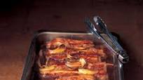 Belly Pork Strips in Barbecue Sauce