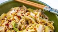 Rice Noodle Napa Cabbage Stir Fry Rice Noodle Napa Cabbage Stir Fry