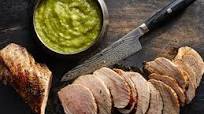 Pork Tenderloin with Charred Tomatillo Salsa Pork Tenderloin with Charred Tomatillo Salsa