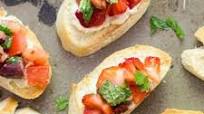 Vegan Bruschetta (3 Ways!) with Creamy Cashew Cheese Vegan Bruschetta (3 Ways!) with Creamy Cashew Cheese