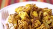 Curried roasted cauliflower and tofu Curried roasted cauliflower and tofu