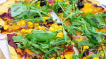 Socca Pizza / Chickpea Pizza / Farinata Socca Pizza / Chickpea Pizza / Farinata