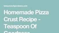 Homemade Pizza Dough Homemade Pizza Dough