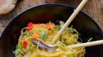 Asian Spaghetti Squash Noodle Stir Fry Asian Spaghetti Squash Noodle Stir Fry