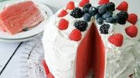 Fresh Watermelon Cake Fresh Watermelon Cake