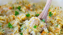 Creamy Chicken and Rice Recipe (a one-pot meal) Creamy Chicken and Rice Recipe (a one-pot meal)