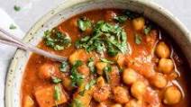 Crockpot Moroccan chickpea stew Crockpot Moroccan chickpea stew