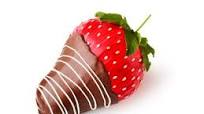 Chocolate-Dipped Strawberry Cake Chocolate-Dipped Strawberry Cake