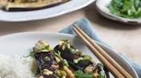 Air Fryer Chinese Eggplant with Garlic Soy Dressing Air Fryer Chinese Eggplant with Garlic Soy Dressing