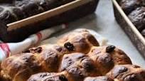 Eggless Hot Cross buns Eggless Hot Cross buns