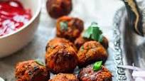 Air-fried spicy salmon balls Air-fried spicy salmon balls