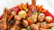 Chili-Garlic Roasted Chicken with Potatoes & Carrots Chili-Garlic Roasted Chicken with Potatoes & Carrots