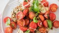 Baked Bruschetta Chicken with Balsamic Glaze Baked Bruschetta Chicken with Balsamic Glaze