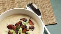 Creamy Cauliflower and Bacon Soup Recipe Creamy Cauliflower and Bacon Soup Recipe