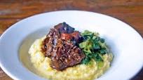 Slow-cooked braised ox cheeks in red wine Slow-cooked braised ox cheeks in red wine