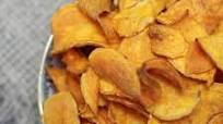 Crispy Baked Sweet Potato Chips Crispy Baked Sweet Potato Chips