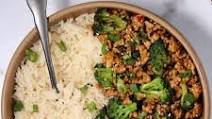 Honey Sriracha Ground Chicken and Broccoli Honey Sriracha Ground Chicken and Broccoli