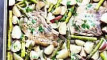 Sheet Pan Italian Pork Chops and Veggies Sheet Pan Italian Pork Chops and Veggies