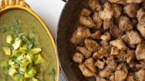 Carnitas Tacos with Tomatillo Sauce and Avocado Carnitas Tacos with Tomatillo Sauce and Avocado