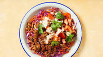 Reduced-Carb Beef Carnitas Salad with Chipotle Mayo Reduced-Carb Beef Carnitas Salad with Chipotle Mayo