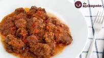 Carne guisada con tomate Carne guisada con tomate
