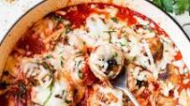 Cheesy Turkey Meatball Skillet Cheesy Turkey Meatball Skillet