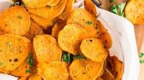 Baked Sweet Potato Chips Baked Sweet Potato Chips