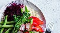 Salmon rice bowl (gut health) Salmon rice bowl (gut health)