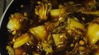 Petchay na puti na may oyster sauce Petchay na puti na may oyster sauce