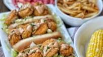 Shrimp Po'Boys with Remoulade Shrimp Po'Boys with Remoulade
