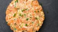Asian-style salmon tartar Asian-style salmon tartar