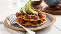 Picadillo Tostada Stack Picadillo Tostada Stack