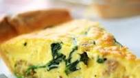 Sausage and Spinach Quiche Sausage and Spinach Quiche