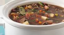 Slow-Cooker Vegetable Beef Soup Slow-Cooker Vegetable Beef Soup