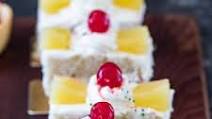 Eggless Pineapple Pastry recipe Eggless Pineapple Pastry recipe