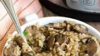 Instant Pot Brown Rice with Mushrooms Instant Pot Brown Rice with Mushrooms