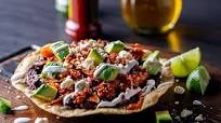 Chicken Tinga & Añejo Huaraches Chicken Tinga & Añejo Huaraches