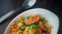 Aloo Gobi with sweet potatoes Aloo Gobi with sweet potatoes