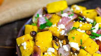 Roasted Pumpkin with Feta and Pistachios Roasted Pumpkin with Feta and Pistachios