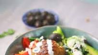 Mediterranean salad with Falafel Mediterranean salad with Falafel