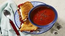 Trattoria Veggie Paninis with Melty Mozzarella and Creamy Tomato Soup Trattoria Veggie Paninis with Melty Mozzarella and Creamy Tomato Soup