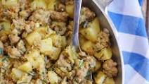 Rosemary Garlic Ground Lamb and Potatoes Rosemary Garlic Ground Lamb and Potatoes