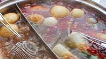 Chinese-Style Hot Pot With Rich Broth, Shrimp Balls, and Dipping Sauces Recipe Chinese-Style Hot Pot With Rich Broth, Shrimp Balls, and Dipping Sauces Recipe