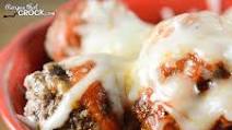 Crock Pot Meatball Parmesan {Low Carb} Crock Pot Meatball Parmesan {Low Carb}